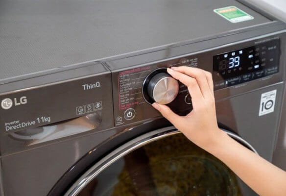 máy giặt lg không chọn dược chương trình 01