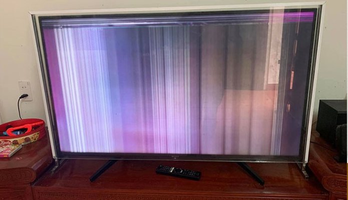 tivi lg bị sọc màn hình 03